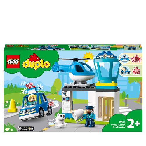 LEGO DUPLO Town 10959 Esquadra da Polícia e Helicóptero