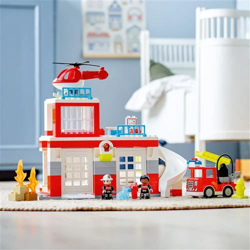 LEGO DUPLO Town 10970 Quartel dos Bombeiros e Helicóptero - Image 5