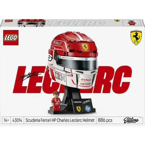 LEGO® Editions Fórmula 1 43014 - Capacete Scuderia Ferrari HP de Charles Leclerc