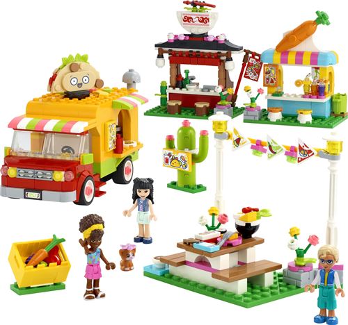 LEGO Friends 41701 - Mercado de Comida de Rua - Image 3
