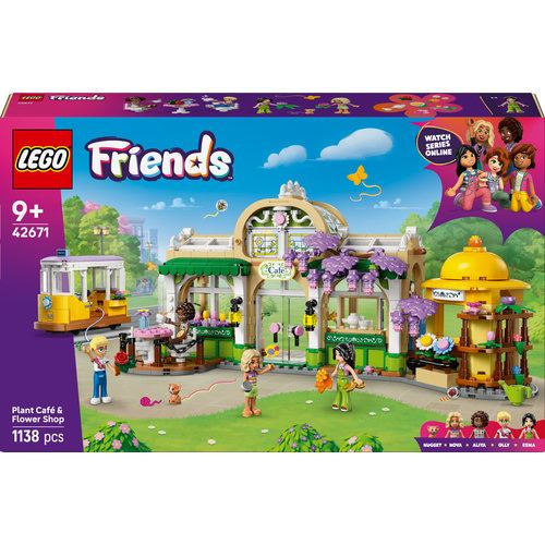 LEGO® Friends 42671- Café das Plantas e Loja de Flores