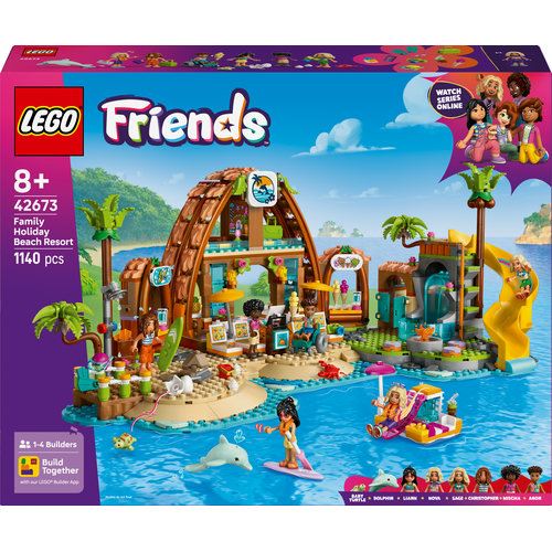 LEGO® Friends 42673 - Resort de Praia de Férias em Família