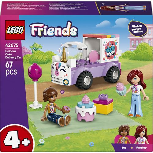 LEGO® Friends 42675 - Carro de Entrega de Bolos em Forma de Unicórnio