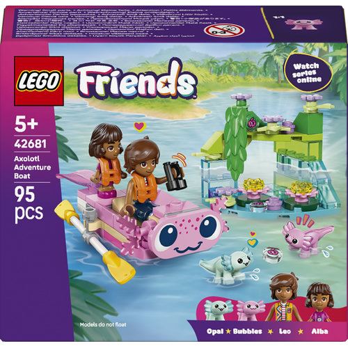 LEGO® Friends 42681 - Barco de Aventuras em Forma de Axolote