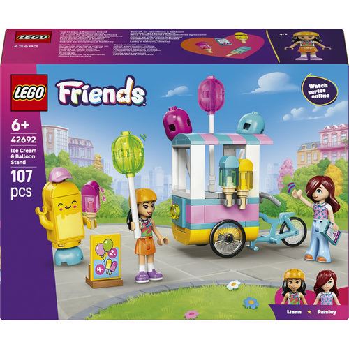 LEGO® Friends 42692 - Loja de Gelados e Balões