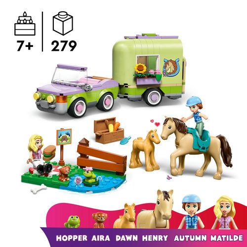 LEGO® Friends 42695 - Reboque Para Cavalo e Potro - Image 3