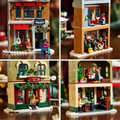 LEGO Icons 10308 - Rua Principal Natal - Image 4