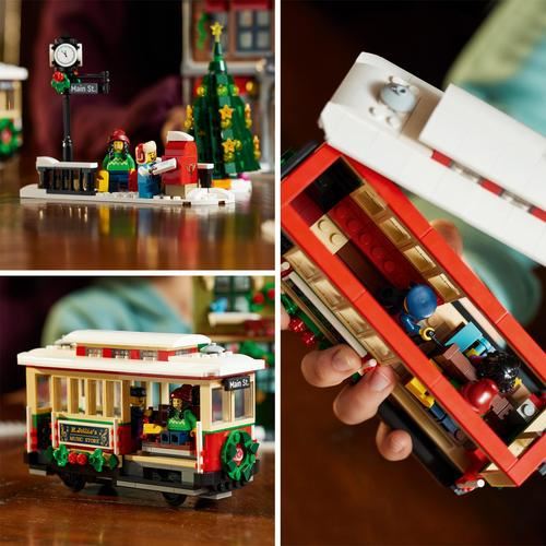 LEGO Icons 10308 - Rua Principal Natal - Image 5