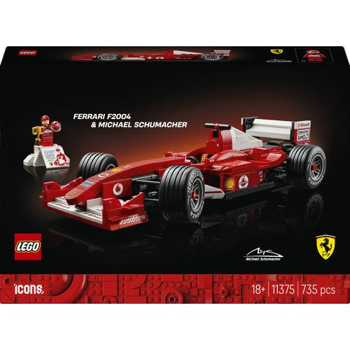 LEGO® Icons 11375 - Ferrari F2004 e Michael Schumacher