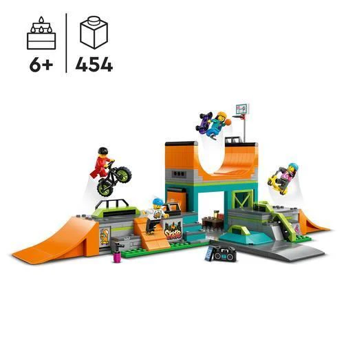 LEGO My City 60364 - Parque Urbano Skatepark de Rua - Image 2