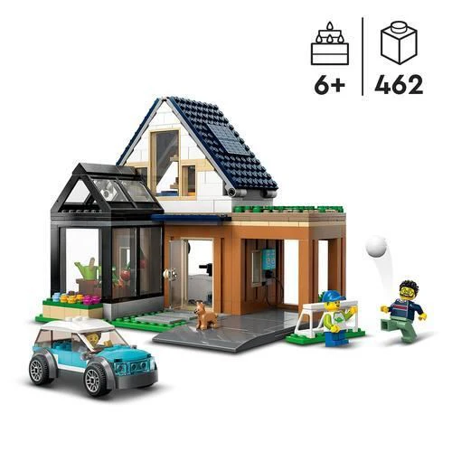 LEGO My City 60398 - Casa de Família e Carro Elétrico - Image 2