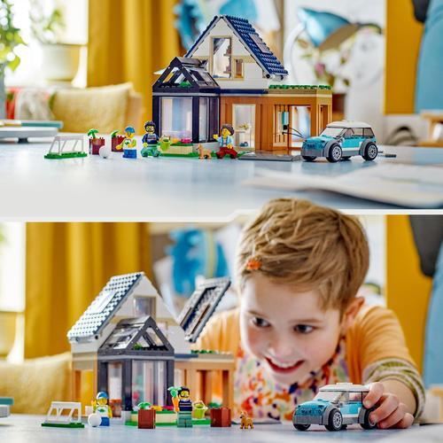 LEGO My City 60398 - Casa de Família e Carro Elétrico - Image 6