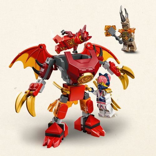LEGO® Ninjago 71851 - Pack de Batalha do Robô Dragão do Kai - Image 4