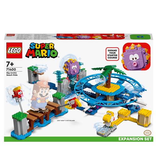 LEGO Super Mario 71400 Set de Expansão: Passeio de Praia do Ouriço Gigante