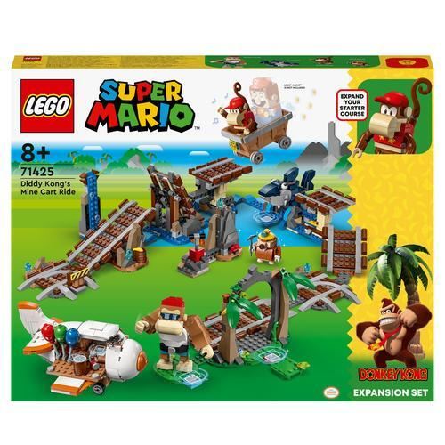 LEGO Super Mario 71425 - Set de Expansão Corrida de Carrinhos de Mina de Diddy Kong