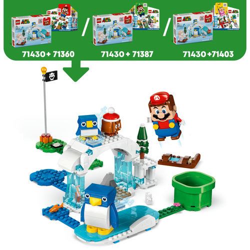 LEGO Super Mario 71430 - Aventura na Neve da Família Pinguim - Set de Expansão - Image 4