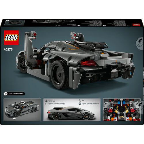 LEGO® Technic 42173 - Hipercarro Cinzento Koenigsegg Jesko Absolut - Image 9