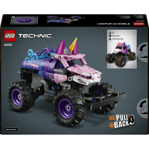 LEGO® Technic 42220 - Pull-back Monster Jam™ Sparkle Smash™ - Image 9