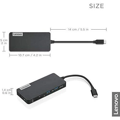 Hub USB-C Lenovo GX90T77924 7-em-1 - Image 4