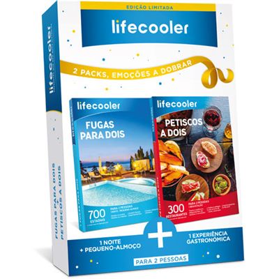 Lifecooler 2020 - Fugas para Dois + Petiscos a Dois