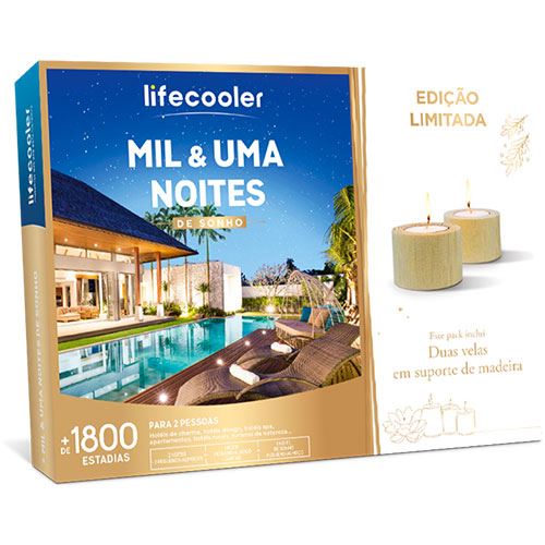 Lifecooler - Maxi-Pack Mil & Uma Noites De Sonho + Velas