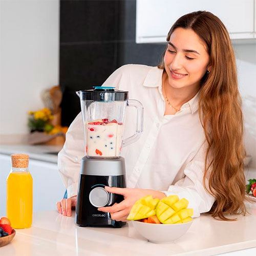 Liquidificadora Cecotec Power Black Titanium | 1,5 L | 1300 W | Preto - Outlet - Grade A - Image 3