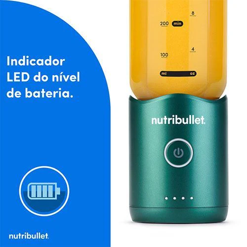 Liquidificadora Portátil Nutribullet NBP013GR Flex - Verde - Outlet - Grade A - Image 3