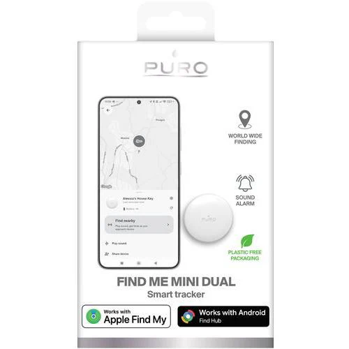 Localizador sem Fios Puro Find Me Mini Dual - Branco - Image 4