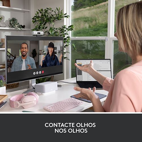 Webcam Logitech Brio 500 - FHD - Branco - Image 10