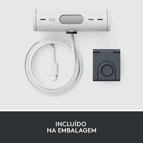 Webcam Logitech Brio 500 - FHD - Branco - Image 11