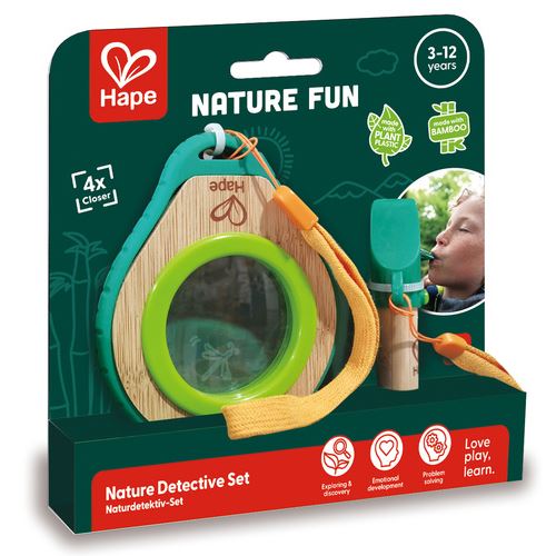 Lupa Infantil e Apito em Bambu - Kit de Iniciação para os Naturalistas - Nature & Découvertes