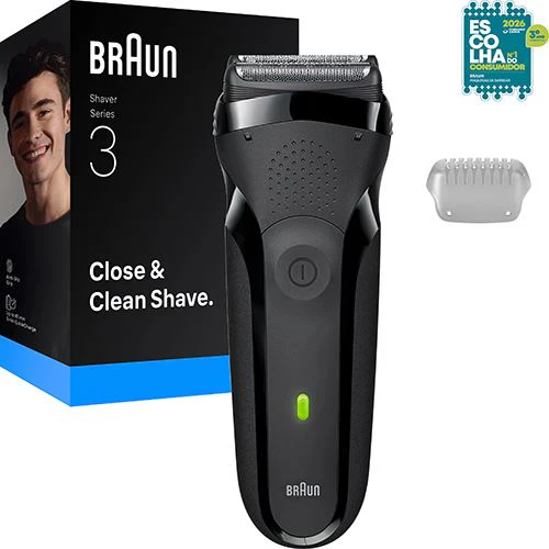 Máquina de Barbear Braun S3 300 - Preto - Image 2