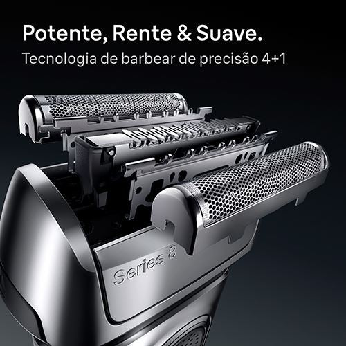 Máquina de Barbear Braun S8 8617 S - Prateado - Image 5