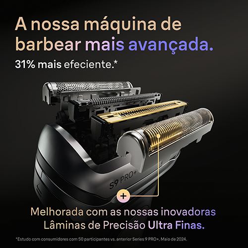 Máquina de Barbear Braun S9 9655 CC - Cinzento - Image 6