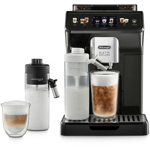Máquina de Café Automática Delonghi Eletta Explore Ecam450.65.G - Preto - Outlet - Grade A