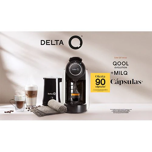 Máquina de Café Delta Qit Qool Evolution + MilQ - Outlet - Grade A - Image 9