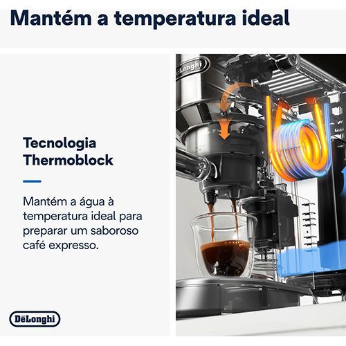 Máquina de Café Manual DeLonghi Dedica Style Ec685.M - Metal - Outlet - Grade A - Image 7
