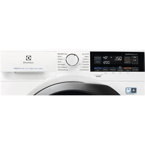 Máquina de Lavar e Secar Roupa Electrolux EW7W3964LB | 9/6 Kg | 1600 RPM | E | Branco - Image 3