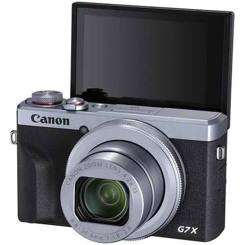 Máquina Fotográfica Compacta Canon PowerShot G7 X Mark III - Kit Bateria - Prateado - Image 5
