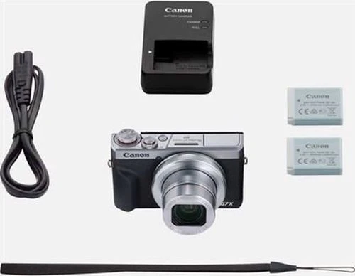 Máquina Fotográfica Compacta Canon PowerShot G7 X Mark III - Kit Bateria - Prateado - Image 7