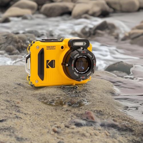 Máquina Fotográfica Compacta Kodak PixPro WPZ2 - Amarelo - Image 7