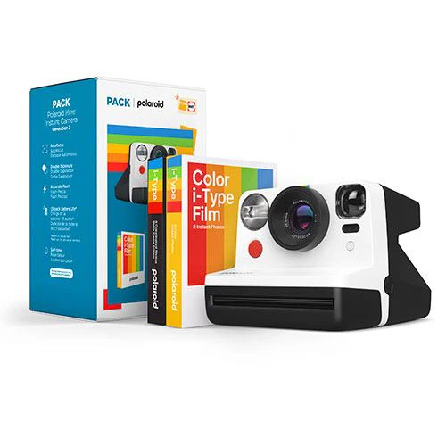 Máquina Fotográfica Instantânea Polaroid Now Gen 2 + 2 Recargas de Papel