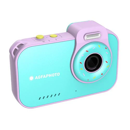 Máquina Fotográfica para Crianças AgfaPhoto Realikids Cam Waterproof 2 - Azul - Image 3