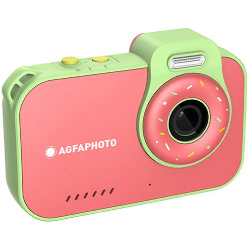 Máquina Fotográfica para Crianças AgfaPhoto Realikids Cam Waterproof 2 - Rosa - Image 3