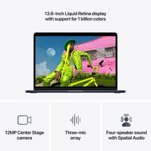 MacBook Air 13'' | 2026 | M5 10-core | 16GB | 1TB SSD | GPU 10-core - Meia-noite - Image 5