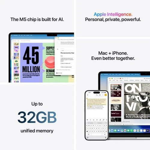 MacBook Air 13'' | 2026 | M5 10-core | 16GB | 1TB SSD | GPU 10-core - Meia-noite - Image 8