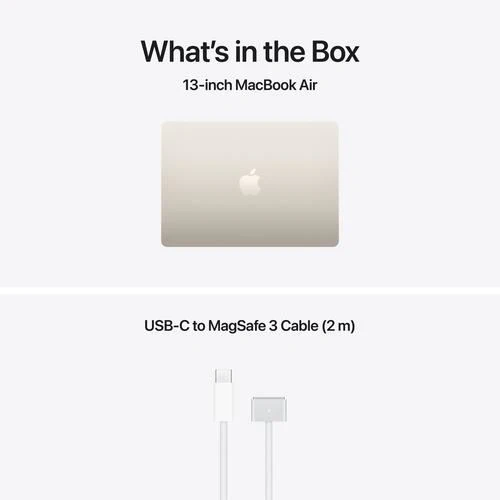 MacBook Air 13'' | 2026 | M5 10-core | 16GB | 512GB SSD | GPU 8-core - Luz das estrelas - Image 9