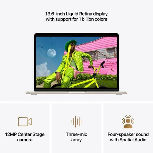 MacBook Air 13'' | 2026 | M5 10-core | 24GB | 1TB SSD | GPU 10-core - Luz das estrelas - Image 5