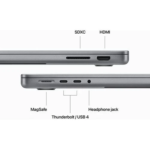 MacBook Pro 14'' | 2023 | M3 8-core | 8GB | 512GB SSD - Cinzento Sideral - Recondicionado - REtech - Grade A - Image 6