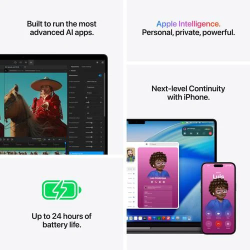 MacBook Pro 16'' | 2026 | M5 Pro 18-core | 24GB | 1TB SSD | GPU 20-core - Preto sideral - Image 8
